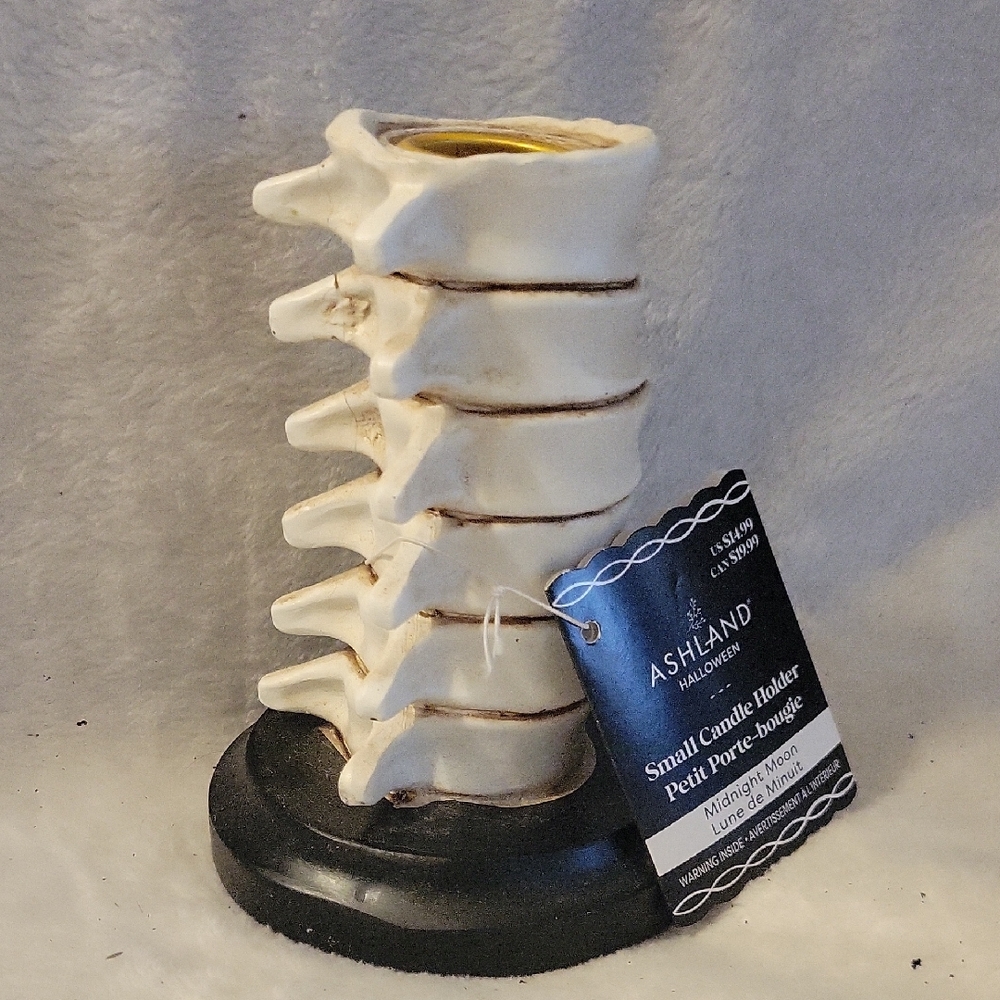Ashland Cream Vertebrae Candle Holder.